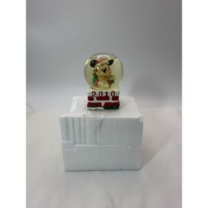 Disney Collectible Snow Globe with Mickey 2010 JCPenney Store Exclusive With Box